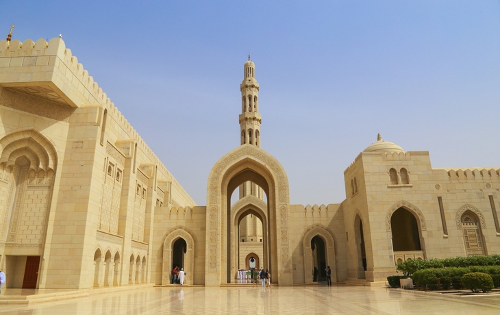 Große Sultan Quabus Moschee in Muscat, Oman