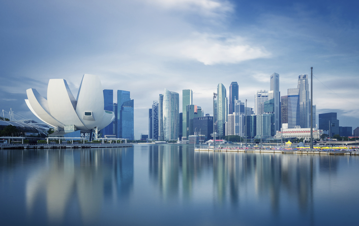 Skyline von Singapur