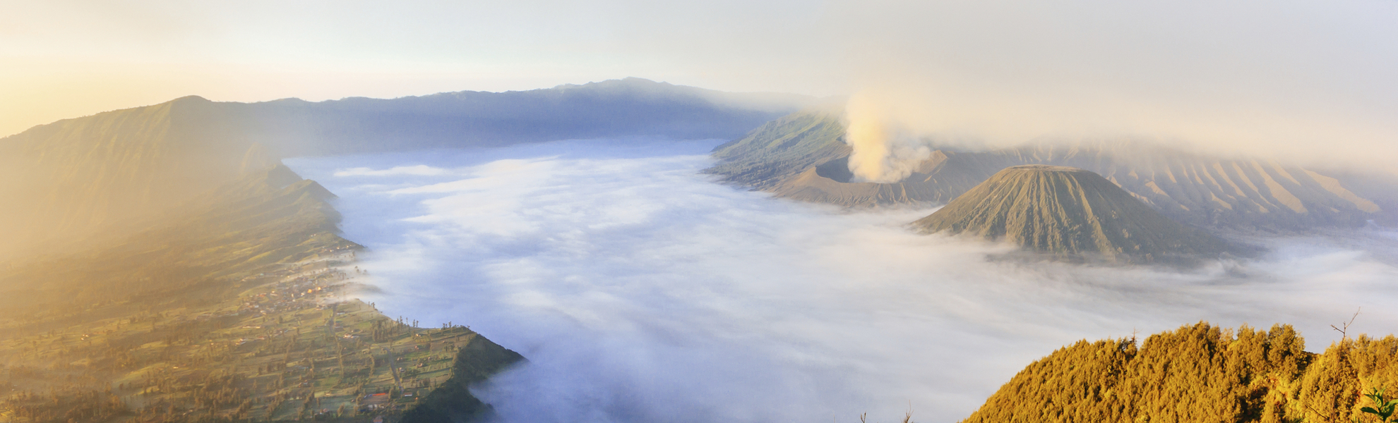 Vulkan Bromo auf der Insel Java, Indonesien