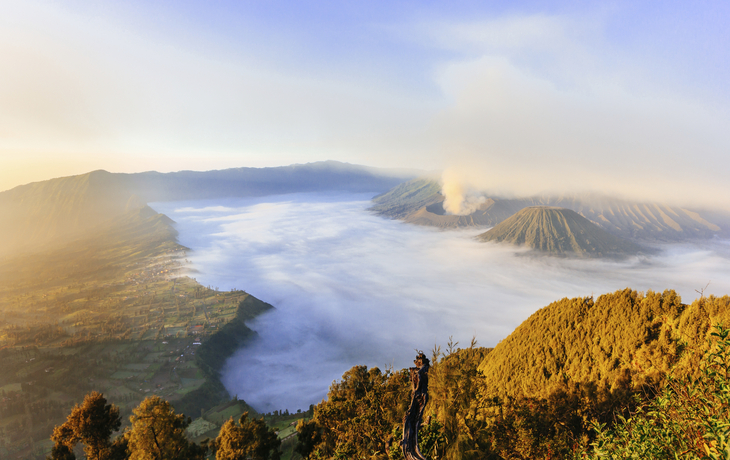 Vulkan Bromo auf der Insel Java, Indonesien
