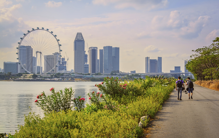 Skyline von Singapur