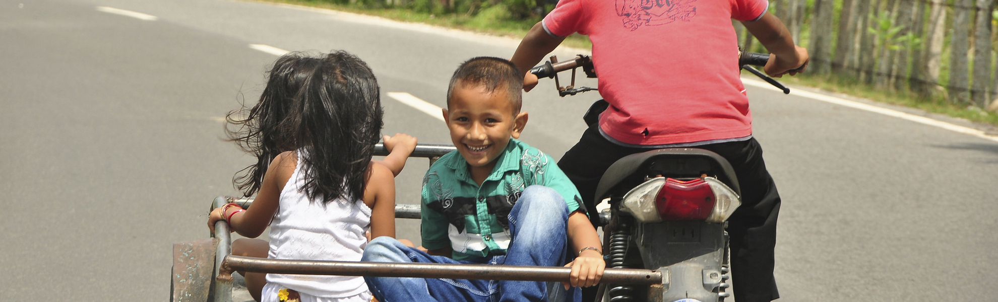 Motorradfahrt auf Pulau Weh, Indonesien
