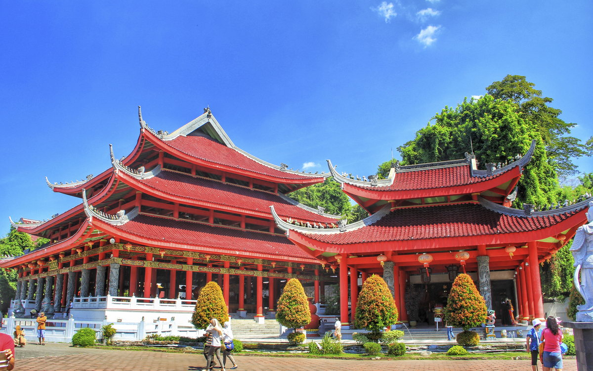 Sam Po Kong Tempel in Semarang, Indonesien