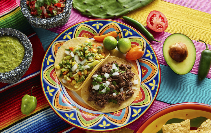 Typisch Mexikanische Tacos