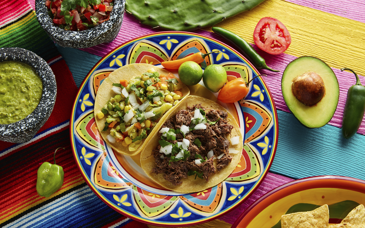 Typisch Mexikanische Tacos