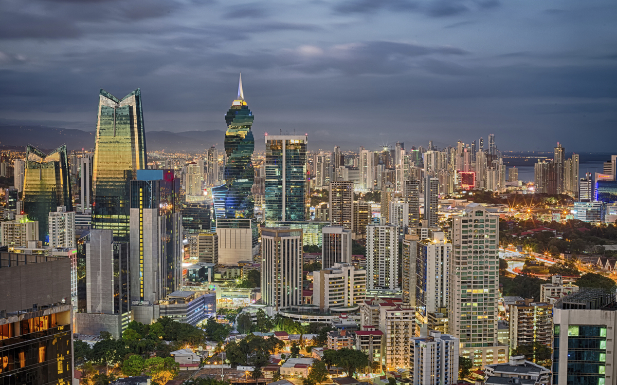 Panoramaaufnahme von Panama
