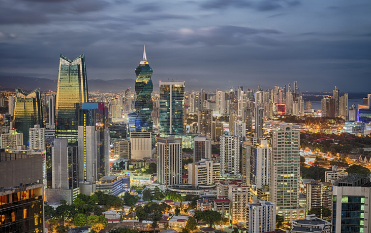 Panoramaaufnahme von Panama