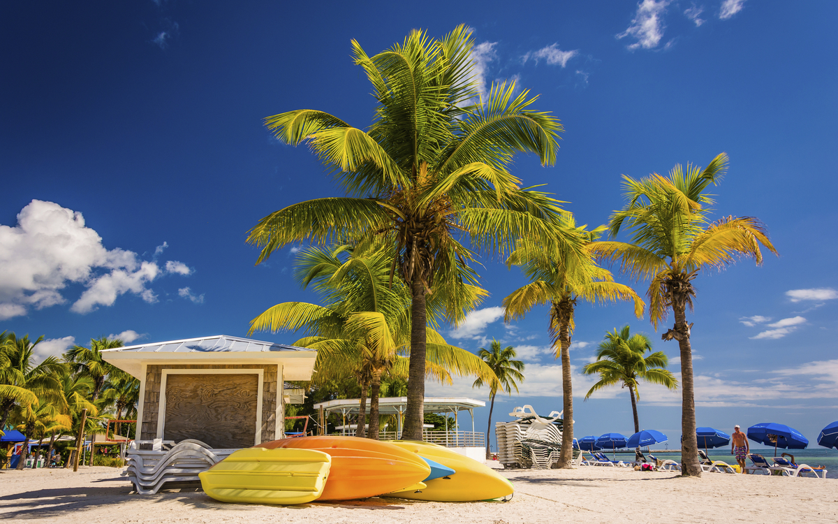 Strand von Key West, USA
