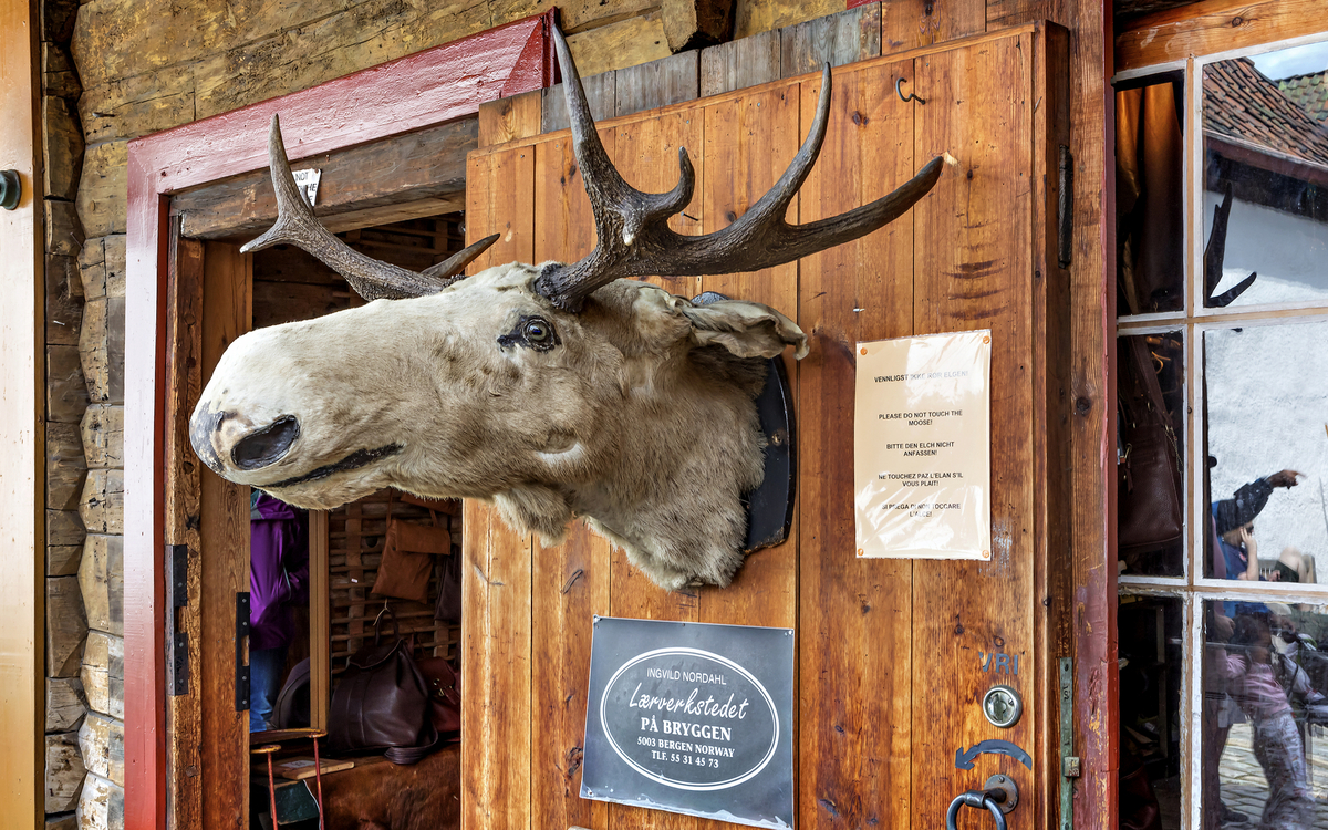 Typische Dekoration in Norwegen