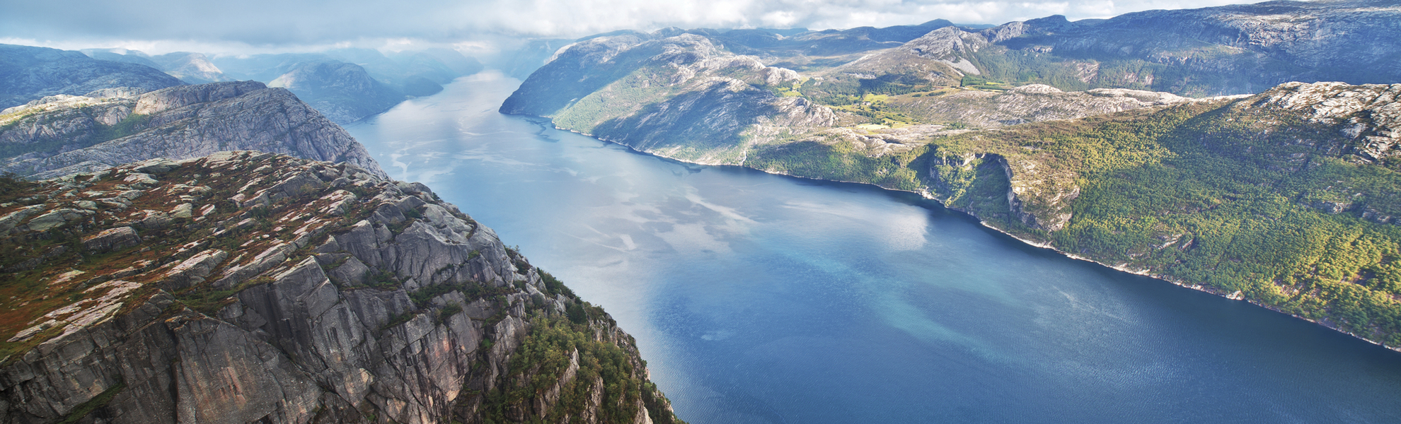 Der weite Lysefjord, Norwegen