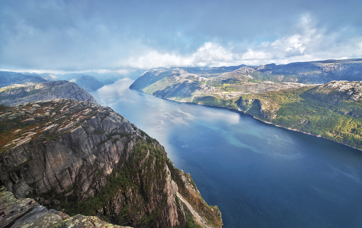 Der weite Lysefjord, Norwegen