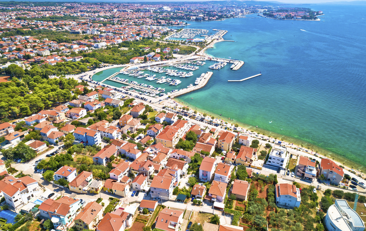 Luftaufnahme von Zadar, Kroatien