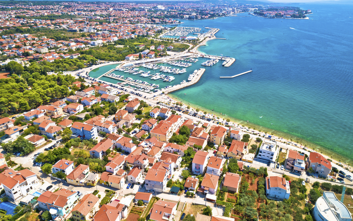 Luftaufnahme von Zadar, Kroatien