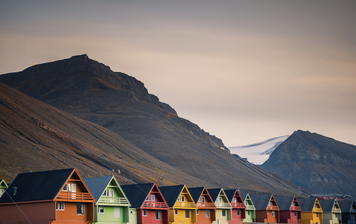 Häuser in Longyearbyen, Spitzbergen