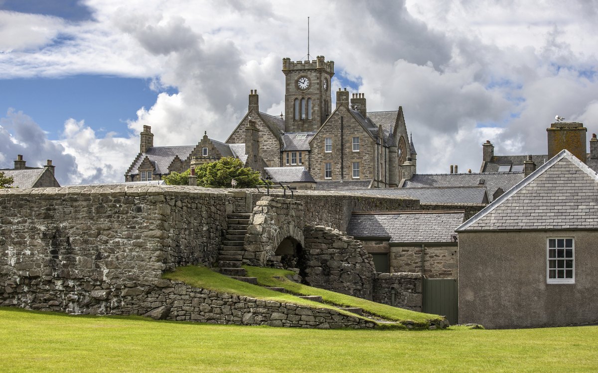 Rathaus in Lerwick, Schottland