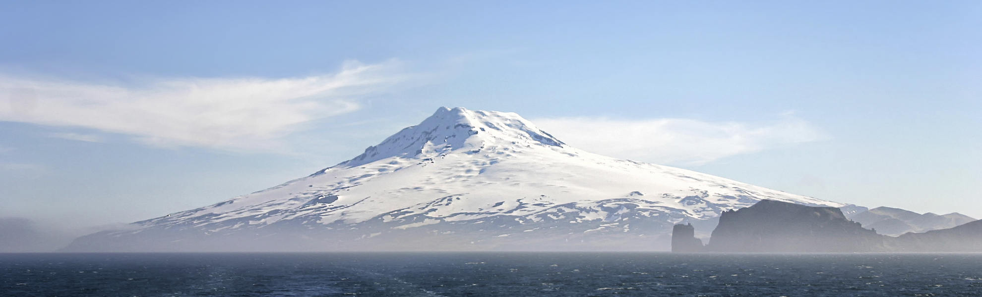 Der Beerenberg, ein aktiver Vulkan auf Jan Mayen