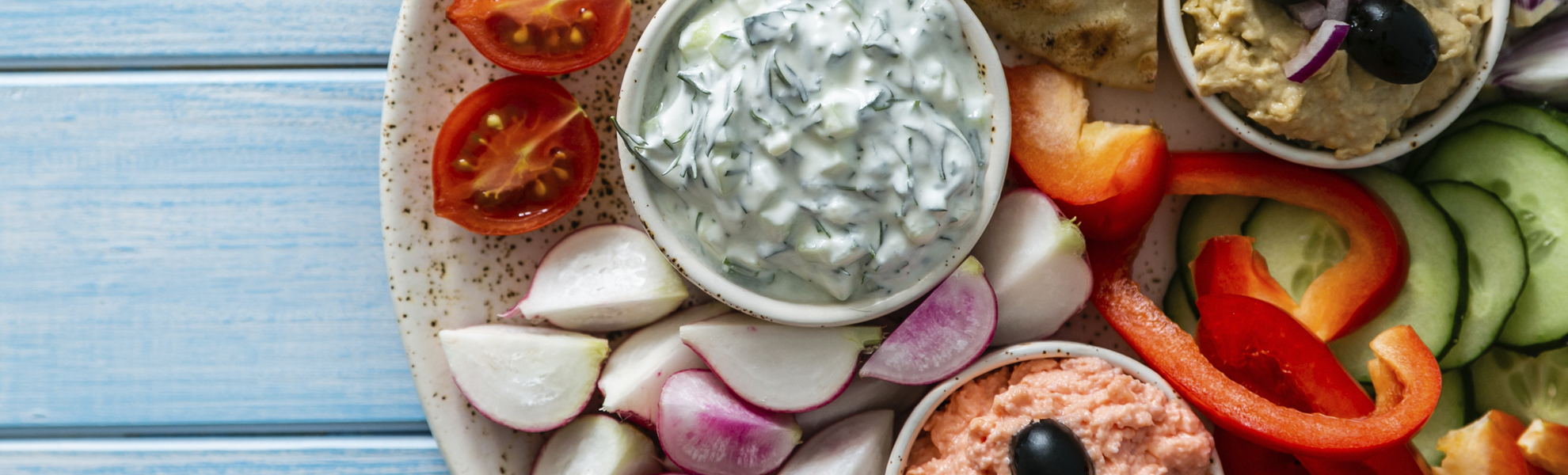 Vorspeisenteller aus Korfu, Griechenland