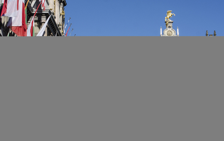 Das Rathaus von Antwerpen, Belgien