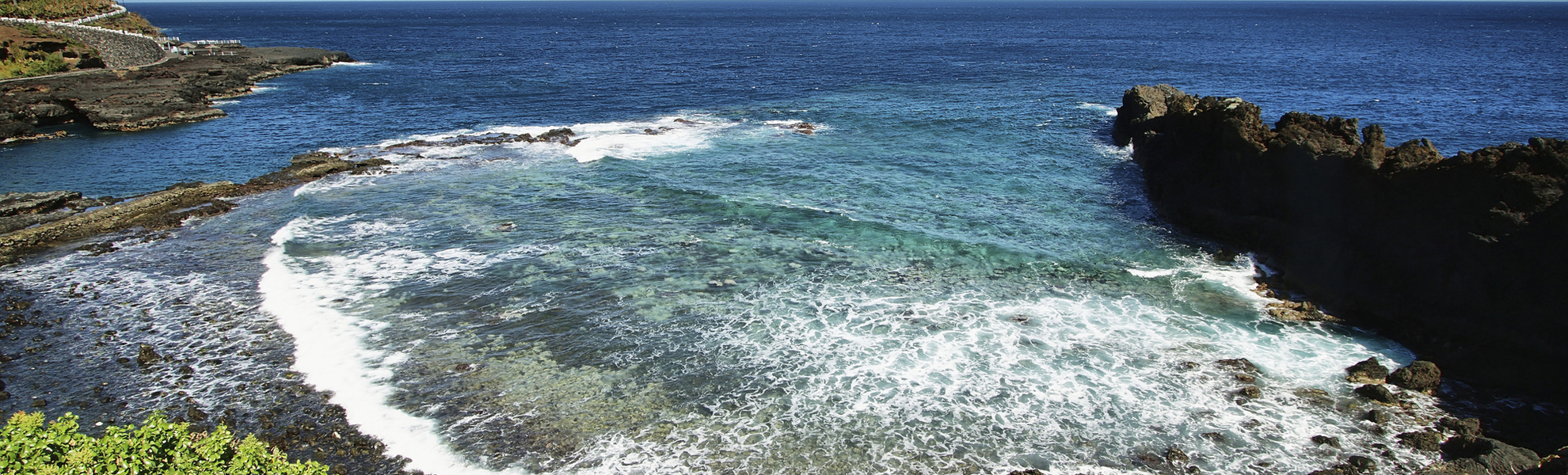 Bucht Charco Azul der Insel La Palma, Spanien