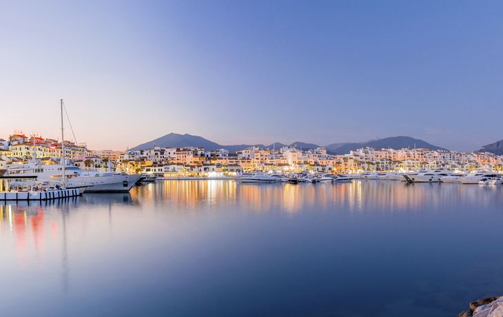 Jachthafen Puerto Banús in Málaga, Spanien