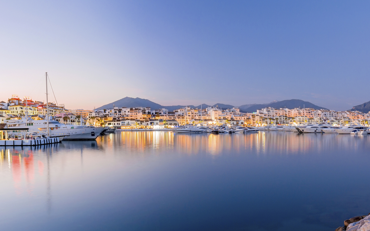 Jachthafen Puerto Banús in Málaga, Spanien