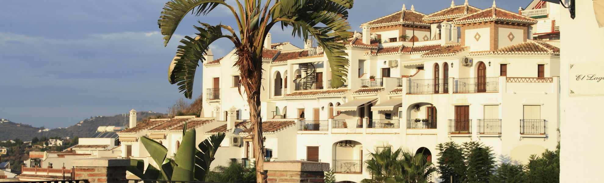 Sonnenterrassen in Malaga, Spanien