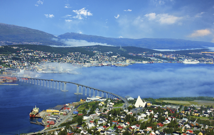 Luftaufnahme von Tromso, Norwegen