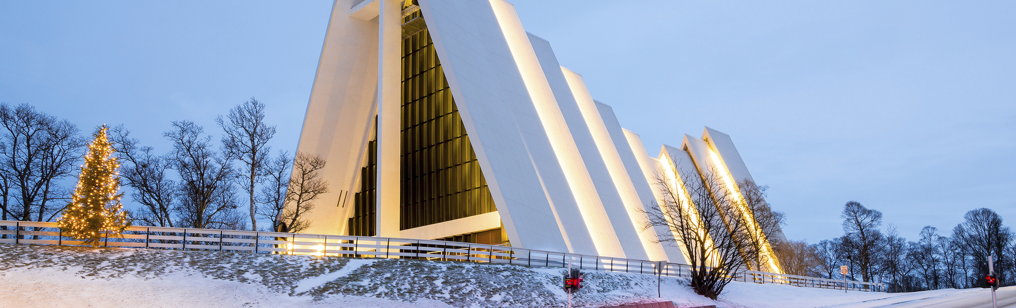 Die Kathedrale in Tromso, Norwegen