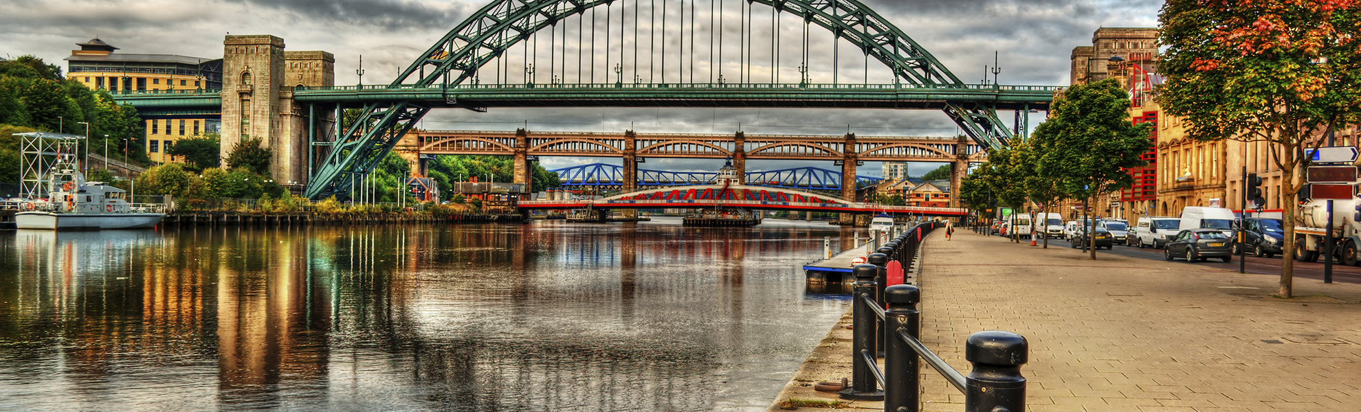 Innenstadt Newcastles, England