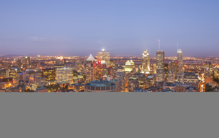Montreal bei Nacht, Kanada
