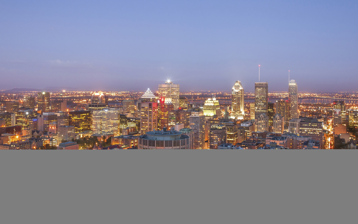 Montreal bei Nacht, Kanada