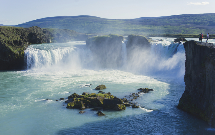 Der Gullfoss Wasserfall, Island