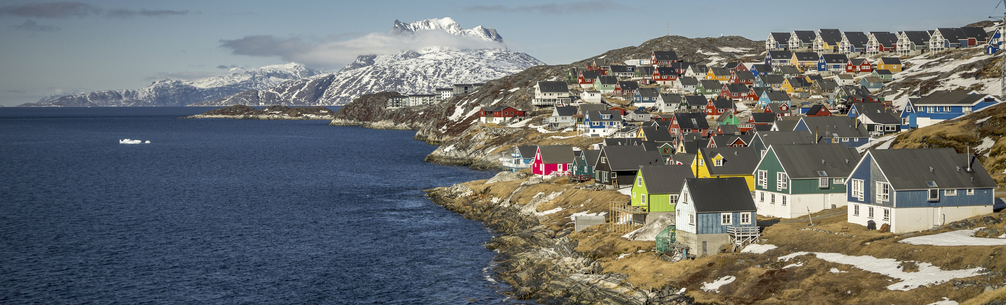 Panorama von Nuuk, Groenland