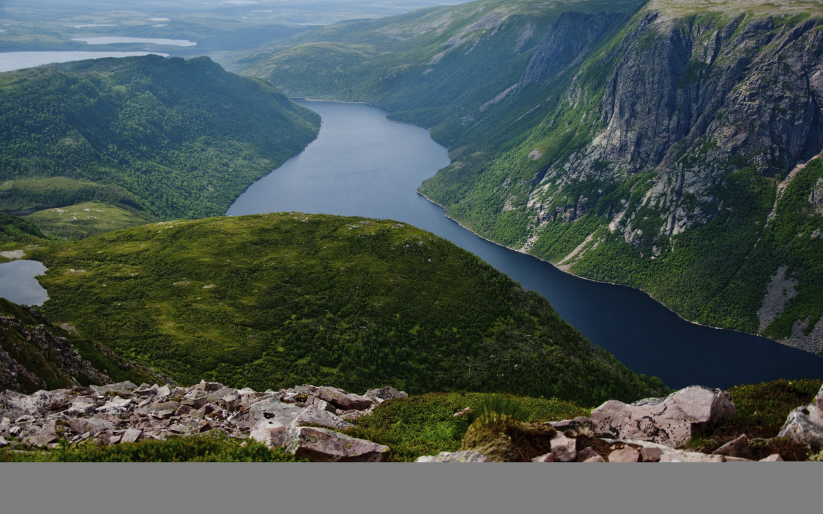 Fjordlandschaft im Gros-Morne-Nationalpark, Kanada