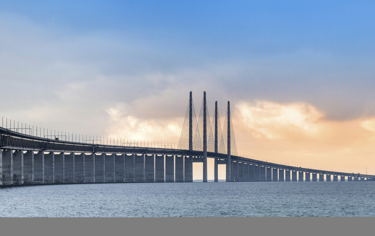 Oresund Brücke in Malmö, Schweden