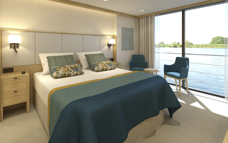 Kabine der Kategorie D und E, MS Adora