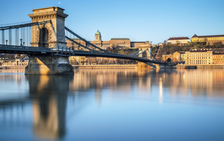 Kettenbrücke in Budapest, Ungarn