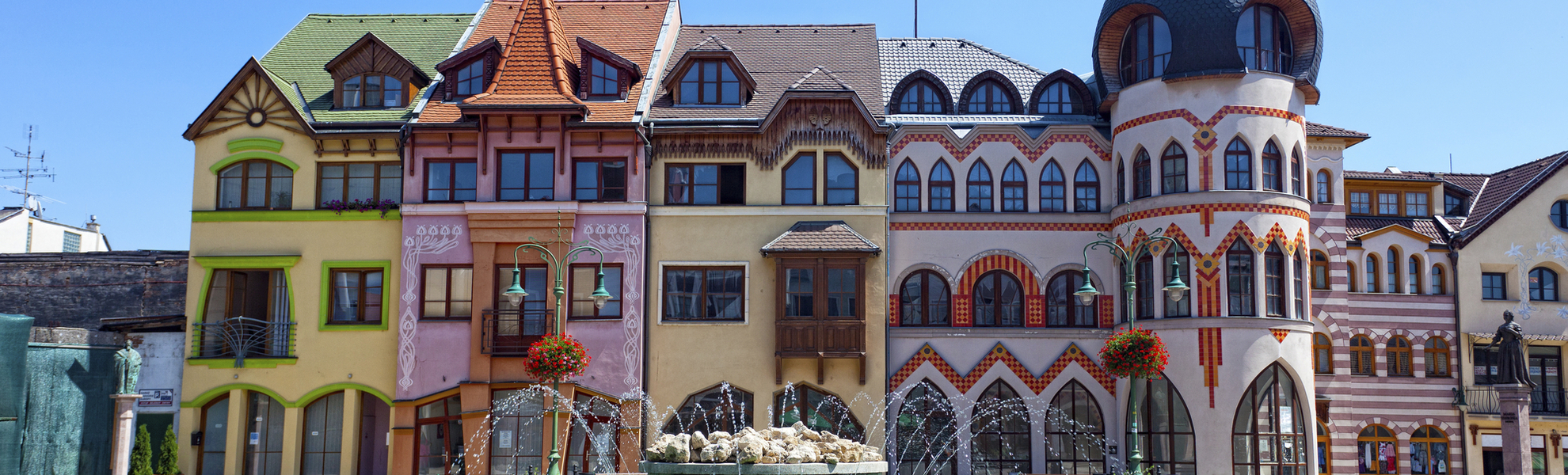 Brunnen in Komarno, Slowakei