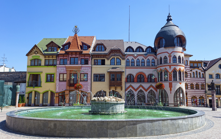 Brunnen in Komarno, Slowakei