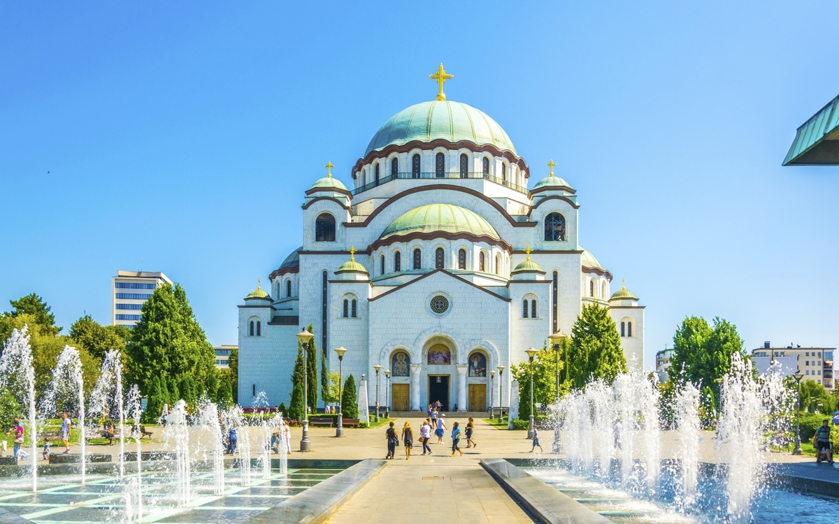 Dom des Heiligen Sava in Belgrad, Serbien