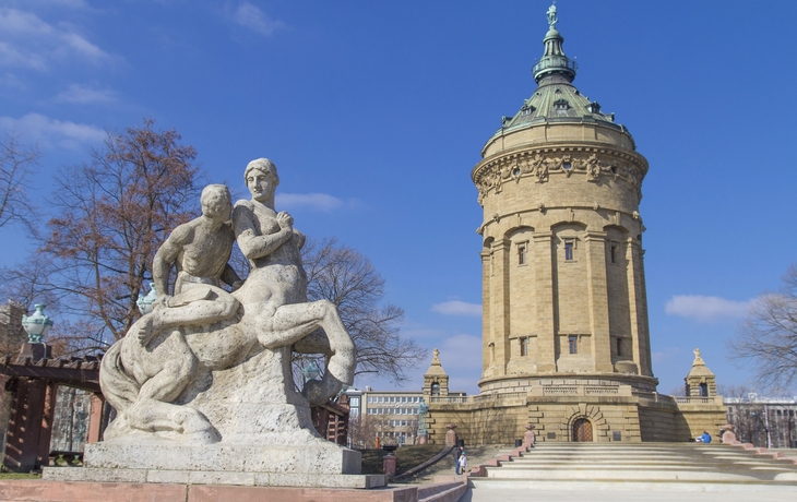 Wasserturm in Mannheim, Deutschland