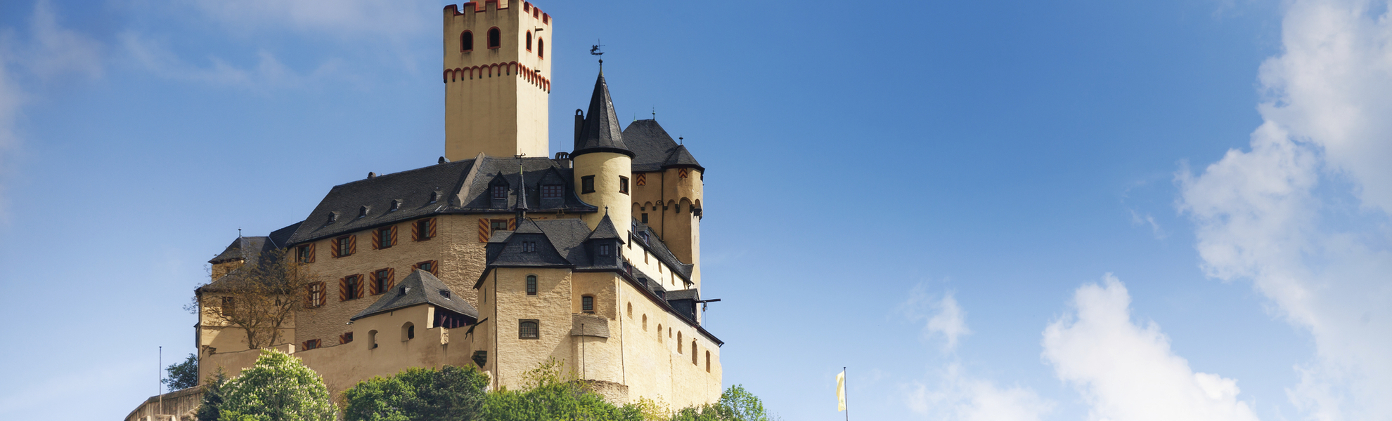 Marksburg in Braubach, Deutschland