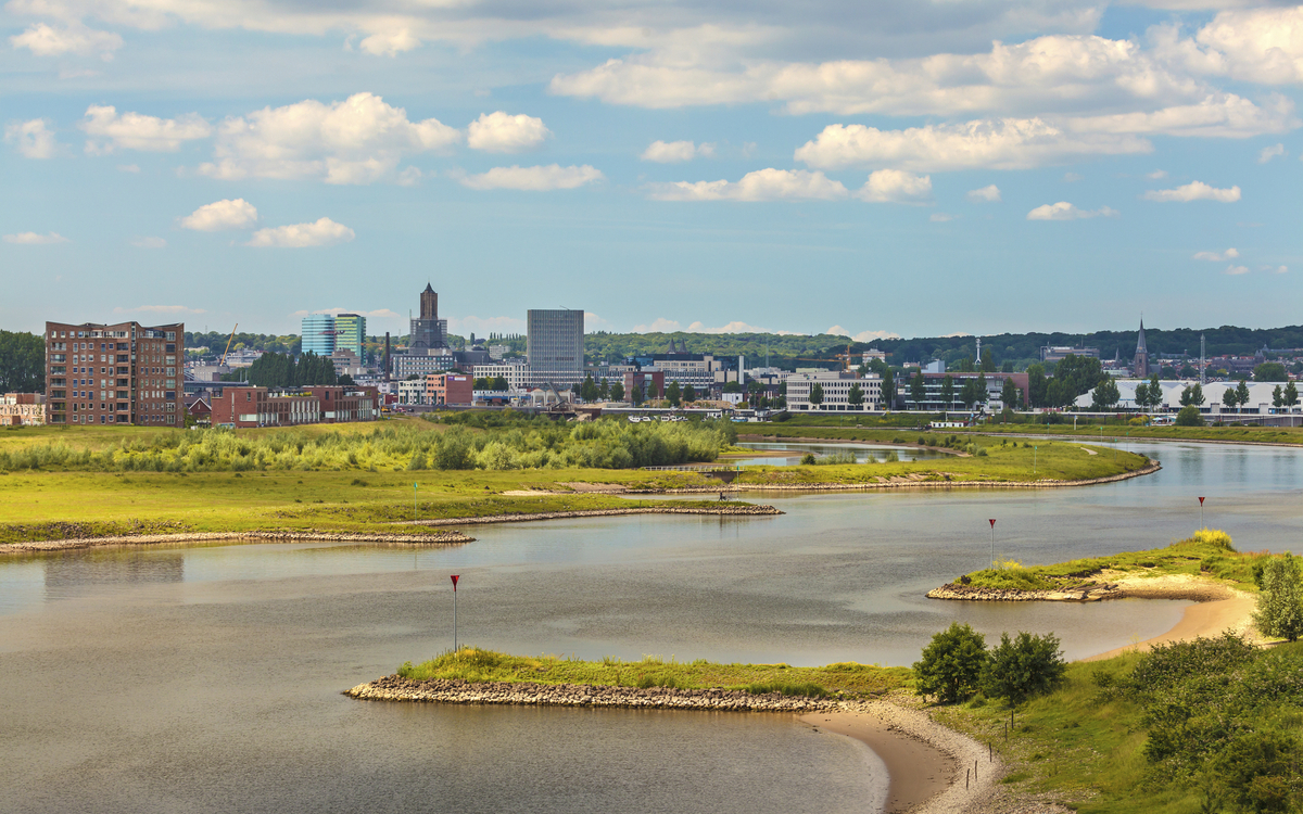 Blick auf Arnheim, Niederlande