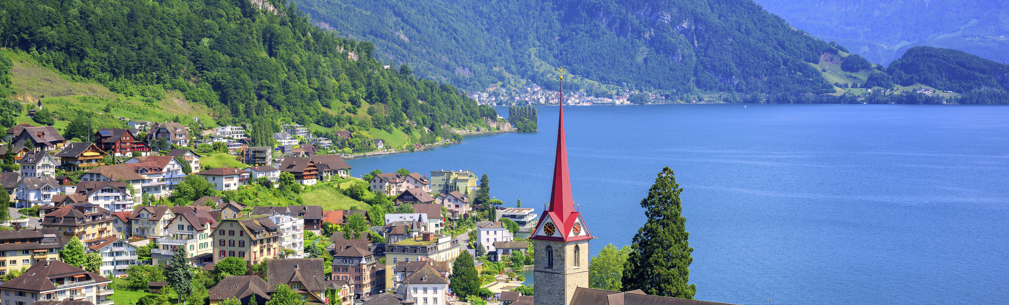 Der Vierwaldstaettersee in Luzern, Schweiz