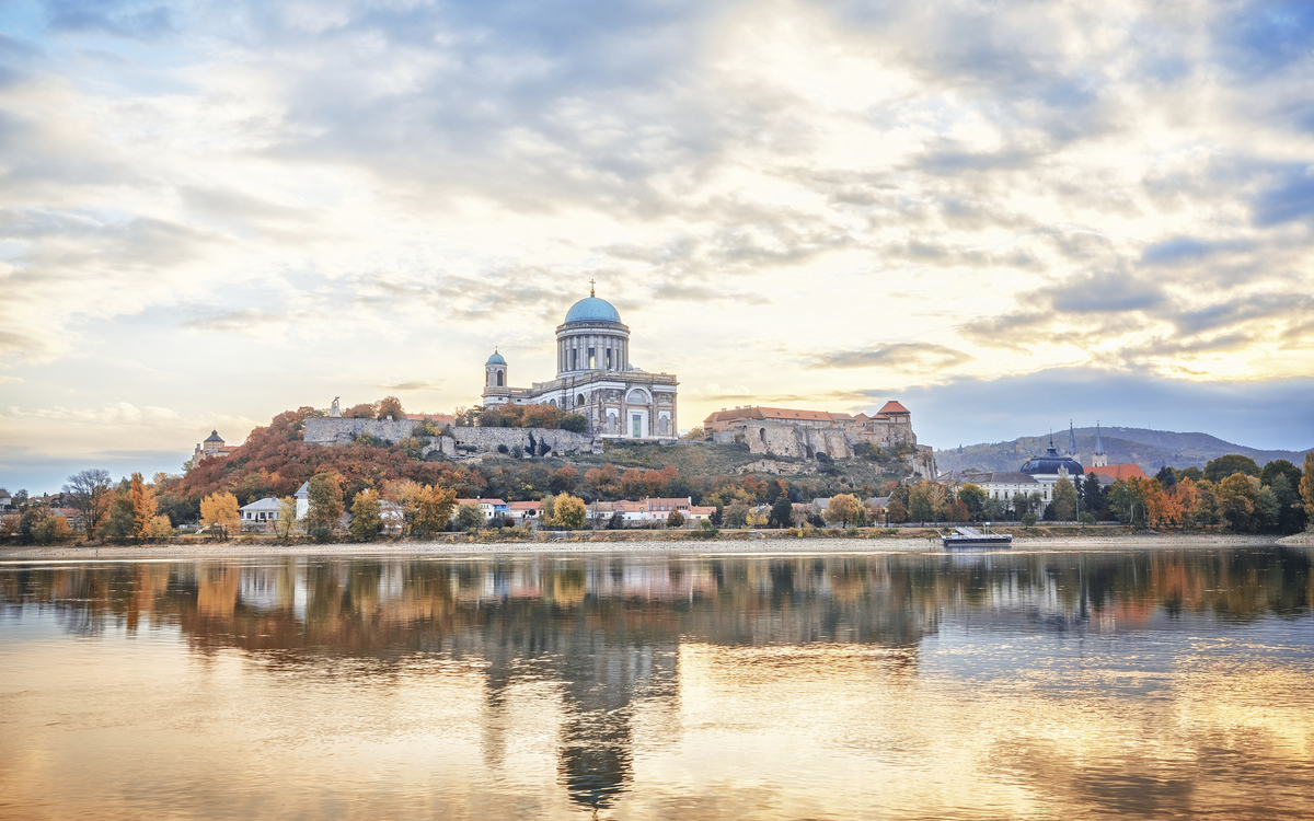 Panorama von Esztergom, Ungarn