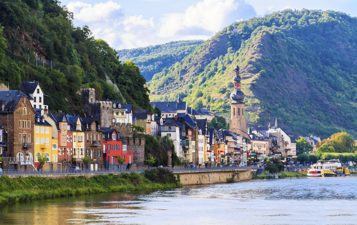 Der kleine Ort Cochem an der Mosel, Deutschland