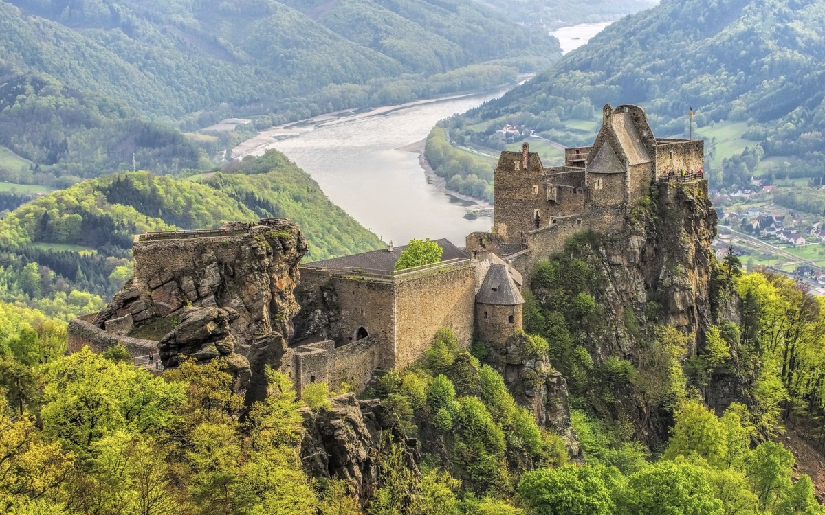 Burg Wachau an der Donau, Österreich