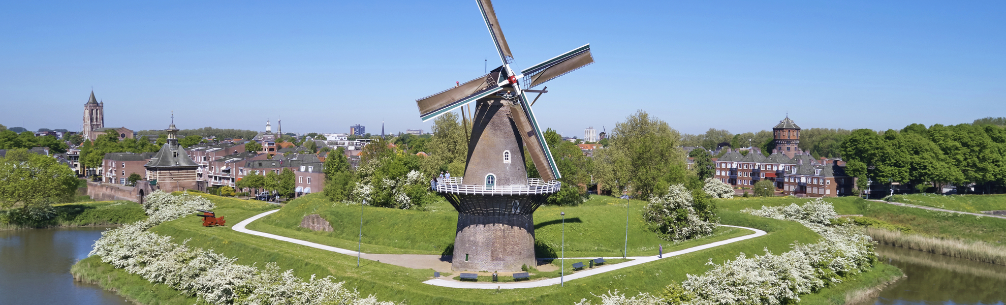Windmuehle in Gorinchem, Niederlande