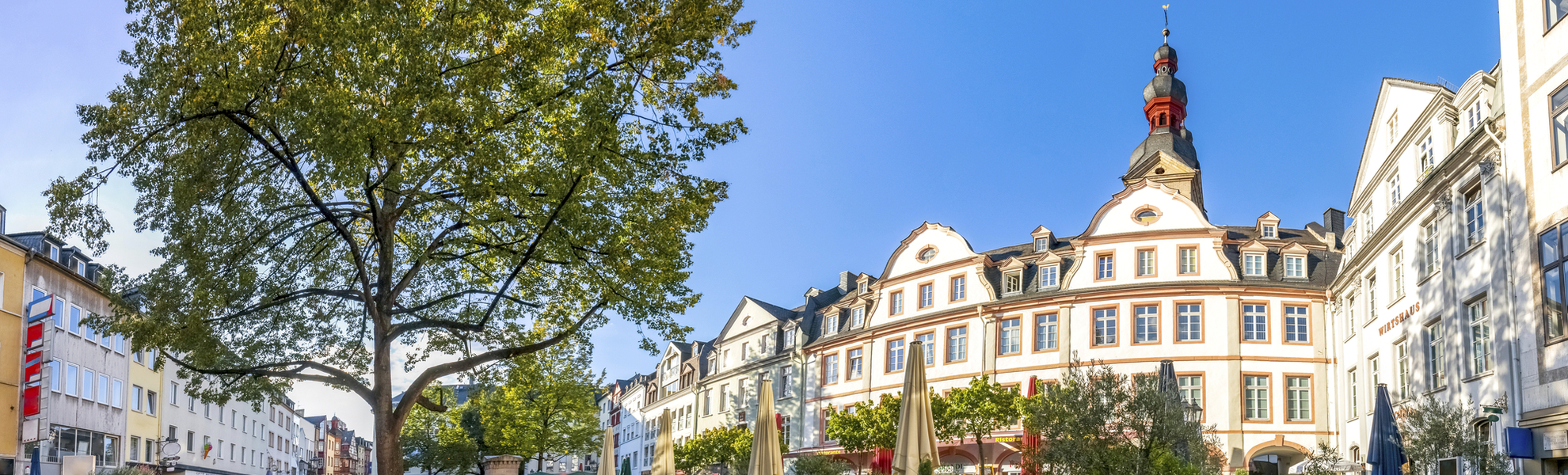 Innenstadt von Koblenz, Deutschland