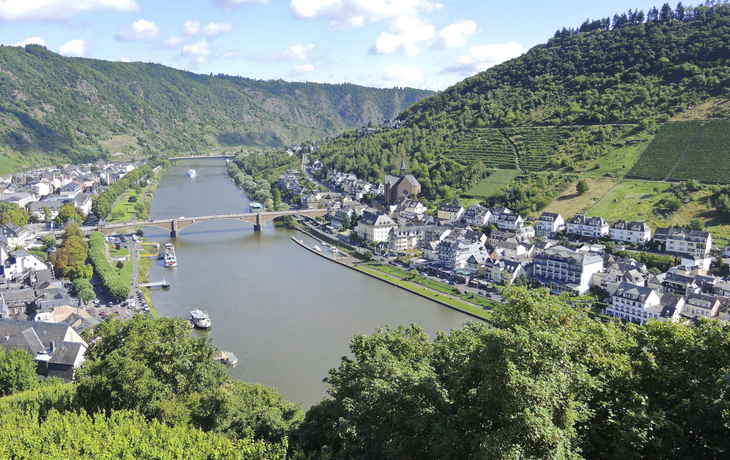 Moseltal in Cochem, Deutschland